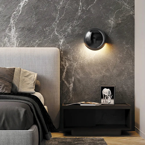 applique murale moderne en fer acrylique 3000k lampe d'ambiance - vue 2 sur 8