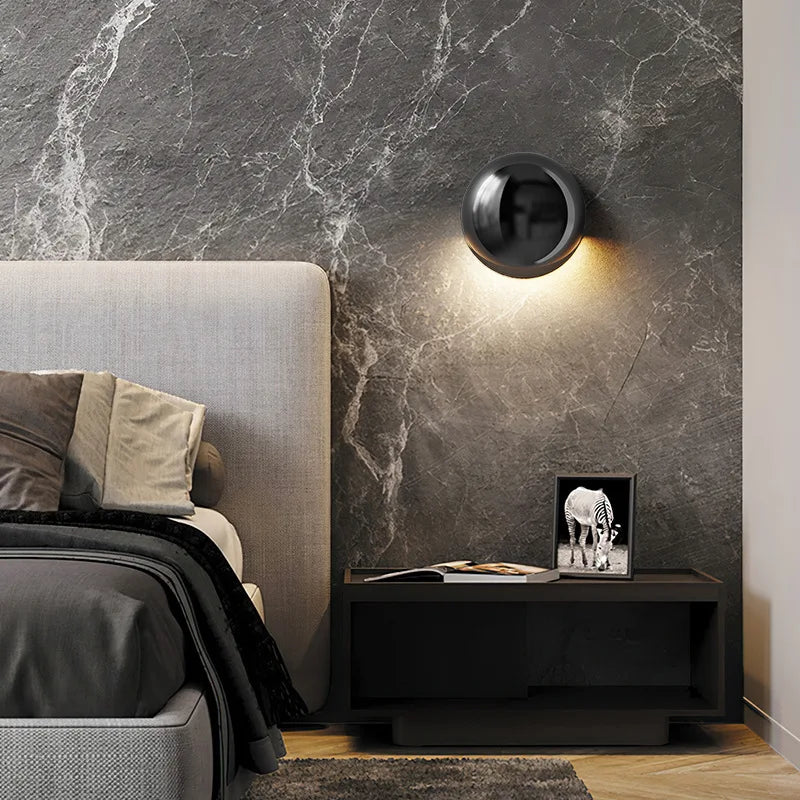 applique murale moderne en fer acrylique 3000k lampe d'ambiance