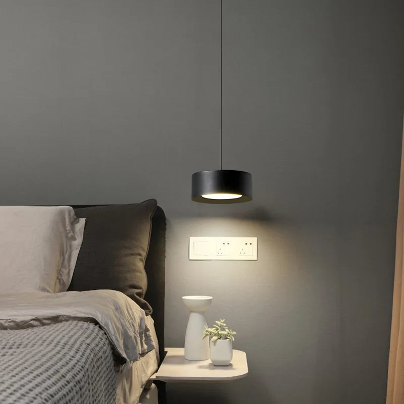 lustres led de chevet en laiton gradation 3 couleurs - vue 4 sur 8