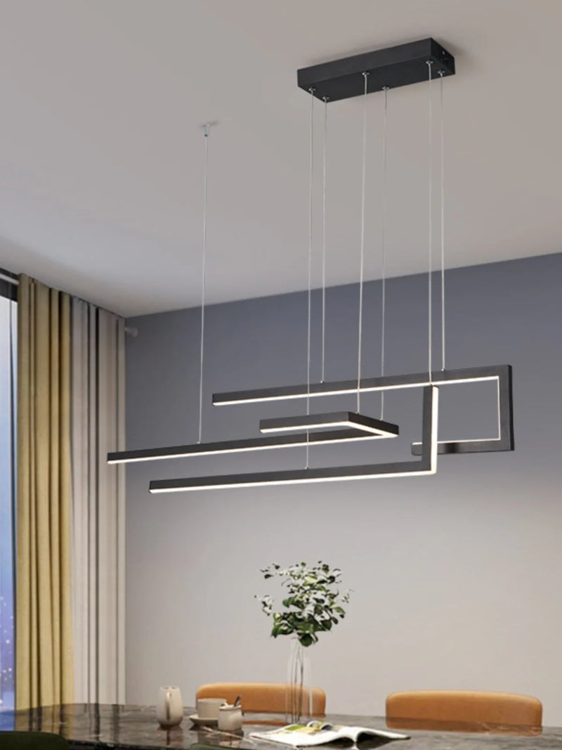 lustre led minimaliste moderne nordique pour restaurant bar