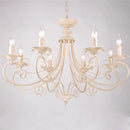 lustre classique en fer forgé vintage pour décoration intérieure