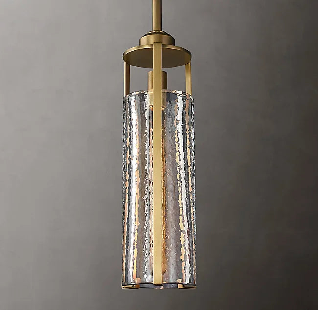 lustre en verre nordique style industriel pour décoration intérieure