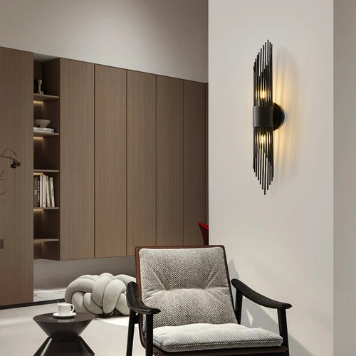 applique murale rétro en cuivre style luxueux pour intérieur - vue 3 sur 8
