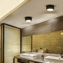 Mini LED plafonniers Dimmable Grain de bois Surface monté Downlight maison chambre décor Spot pour salon 220V 110V