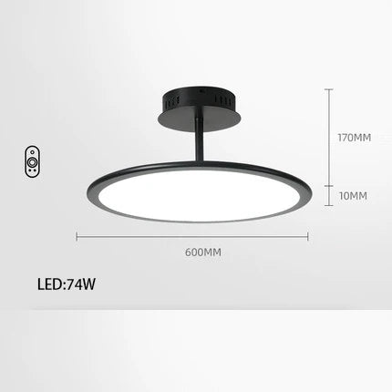 suspension minimaliste dimmable led décorative