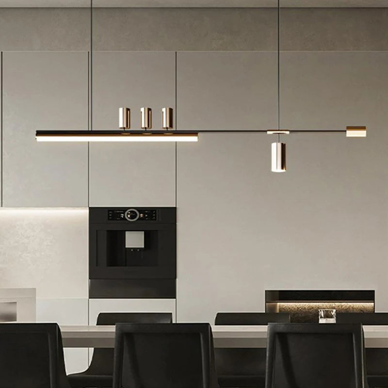 lustre moderne suspendu lumineux pour décoration intérieure - vue 4 sur 10
