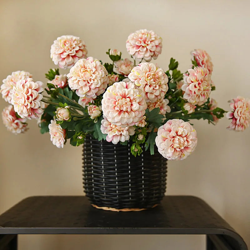 fleurs artificielles chrysanthème oriental réalistes pour décoration de mariage