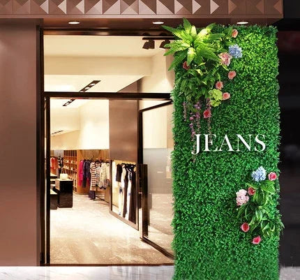 pelouse artificielle décoration murale pour événements et fêtes - vue 13 sur 21
