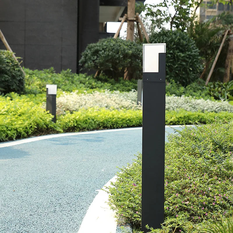 lampe extérieure moderne imperméable pour jardin et chemin - vue 5 sur 10