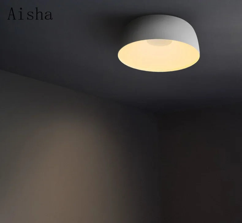 plafonnier nordique led pour éclairage intérieur moderne - vue 5 sur 15