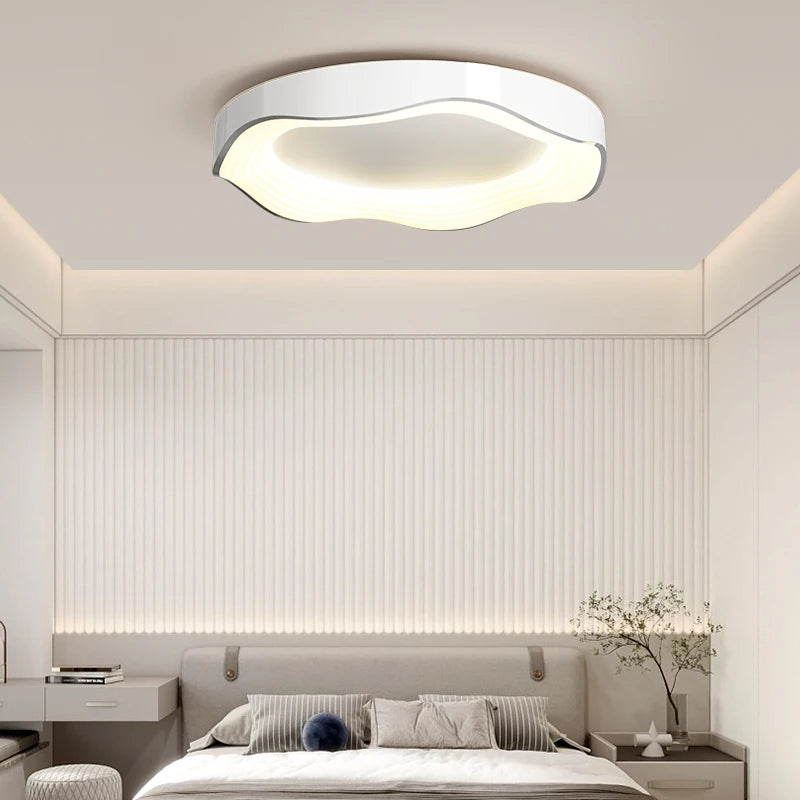 Plafonnier rond design moderne à leds pour décoration intérieure créative