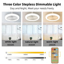 Fan Luster Silent Ceiling Fan Light with Remote Lamp E27 Control Bedroom Living, Home Lighting Source, Ac85-265v  Ceiling Fan