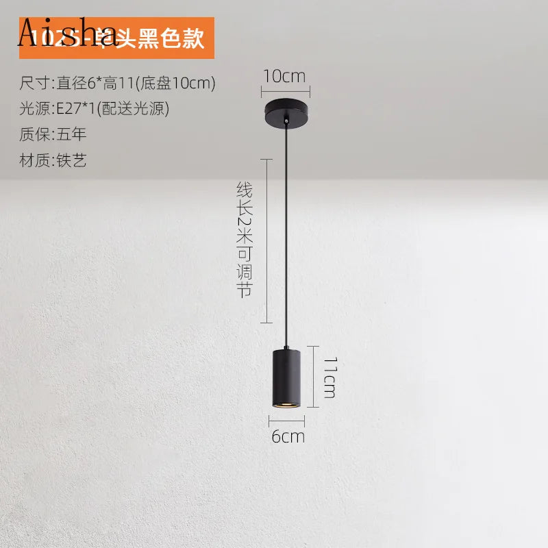 suspension nordique simple pour décoration intérieure élégante - vue 7 sur 9