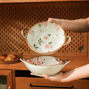 Bol japonais céramique 12 5 cm motif floral
