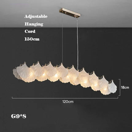 lustre en verre minimaliste rétro pour une décoration élégante - vue 8 sur 11