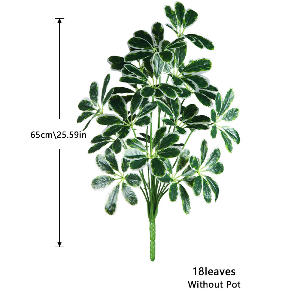 plantes artificielles de palmier et monstera pour décoration intérieure et extérieure - vue 11 sur 12