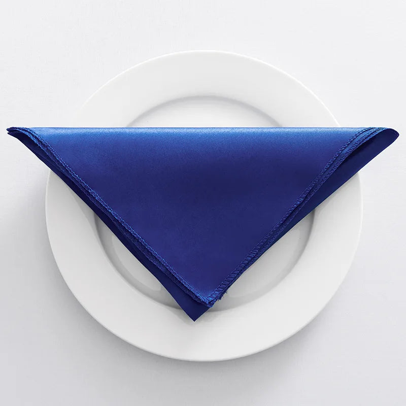 Serviette de table satin élégante pour réceptions