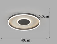 plafonnier led décoratif circulaire pour intérieur moderne