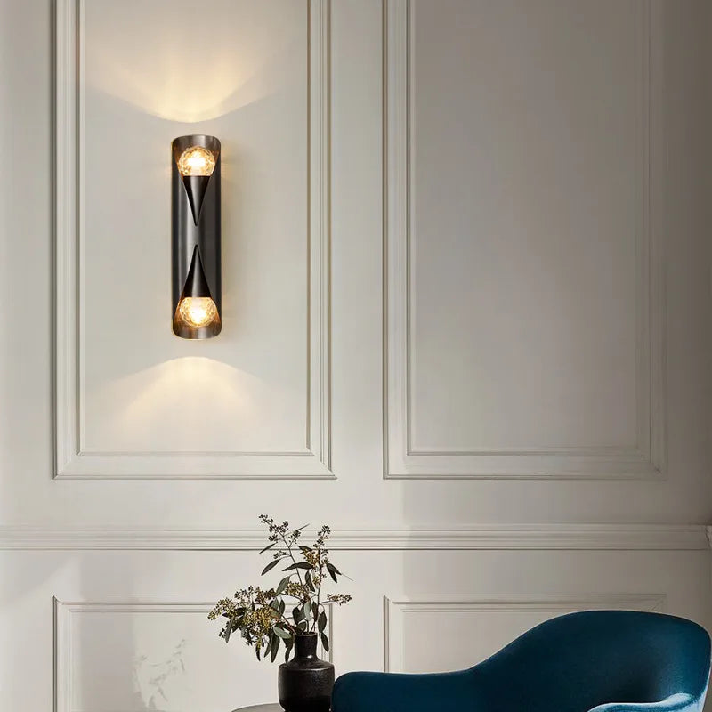 applique murale led moderne en cuivre de qualité