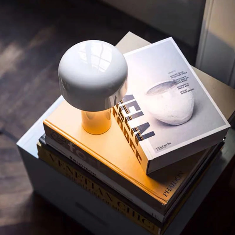 Lampe de table rechargeable design italien lampe champignon Portable chambre étude chevet lampe décorative