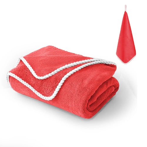 serviette de bain polaire corail séchage rapide antisable