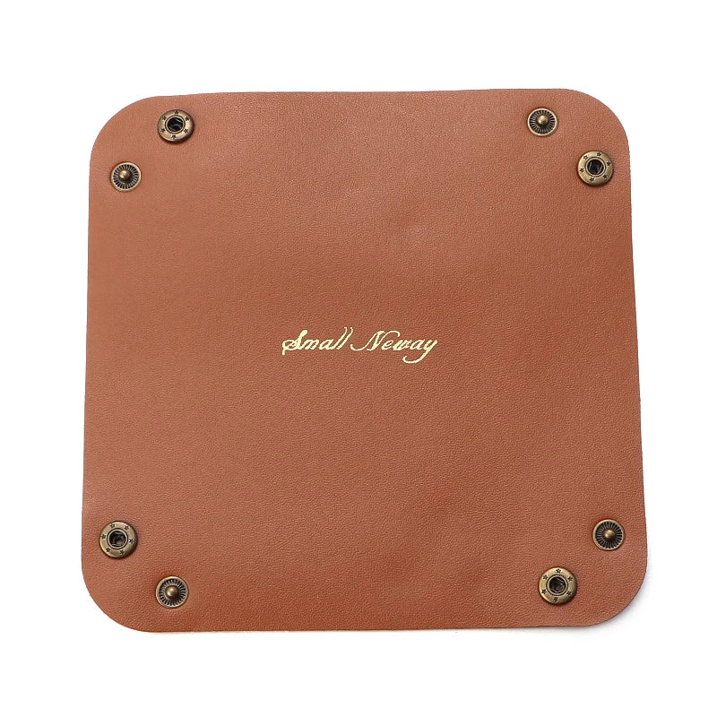 boîte de rangement en cuir pliable pour bijoux et accessoires - vue 14 sur 14