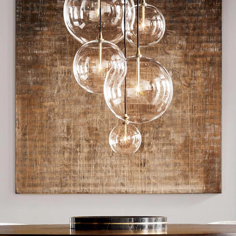 suspension en verre moderne pour décoration intérieure élégante - vue 4 sur 10
