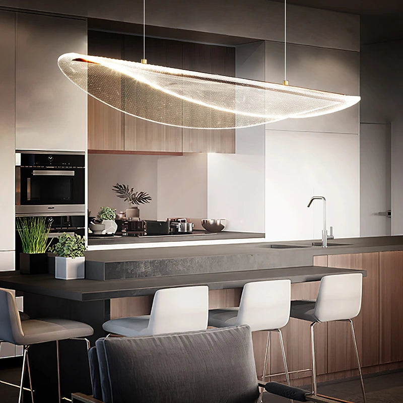 lustre acrylique moderne pour maison et restaurant