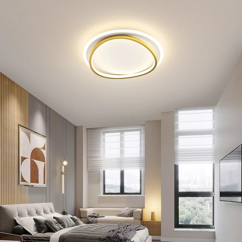 Carré Simple nouveau moderne LED lustres lumières gradation Luminaire chambre Salon étude Foyer salle Salon éclairage lampes ménage