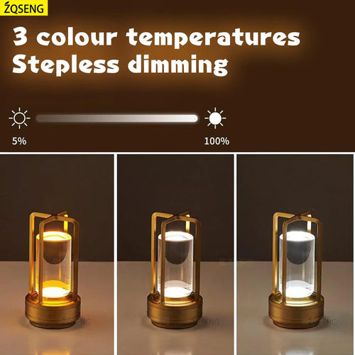 lampe de bureau tactile rechargeable sans fil pour toutes occasions - vue 2 sur 11