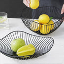 bols de rangement modernes en métal pour collations et fruits