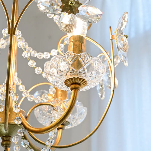 lustre en cristal vintage intérieur américain pour hôtel 2022 - vue 4 sur 7