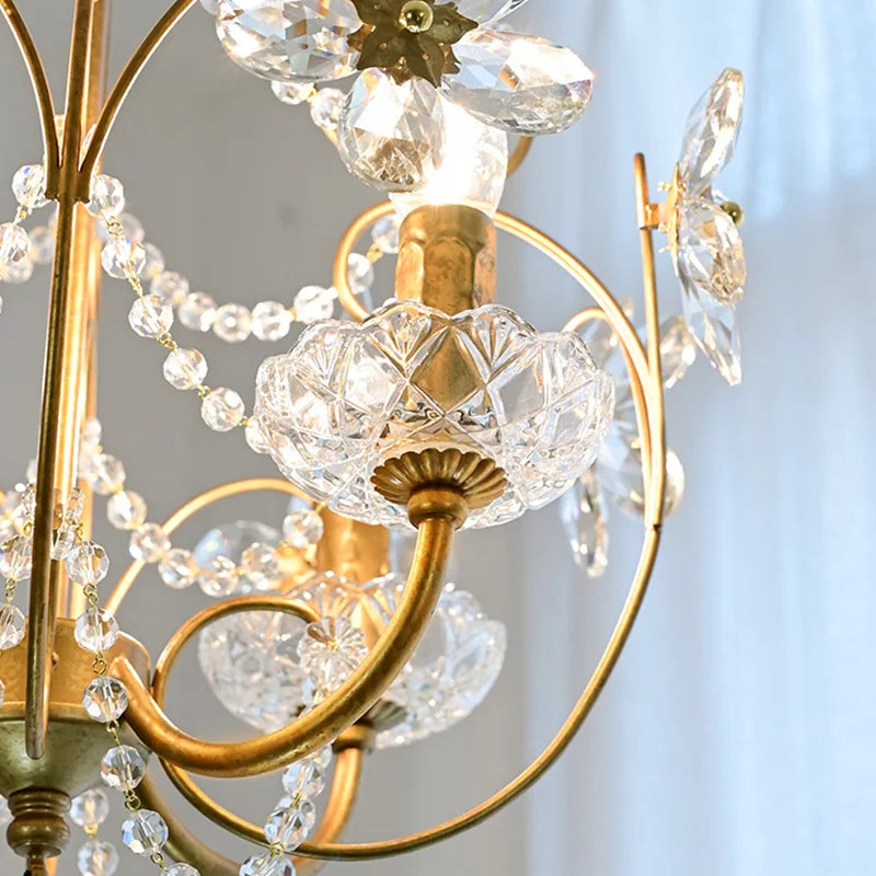 lustre en cristal vintage intérieur américain pour hôtel 2022 - vue 4 sur 7
