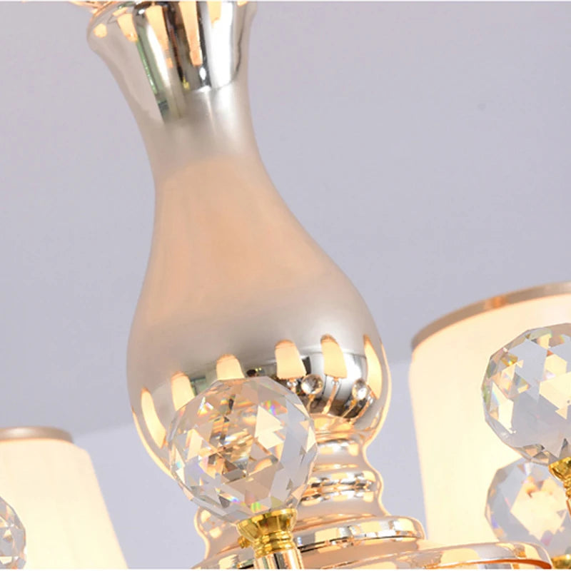 lustre en cristal de luxe pour décoration élégante - vue 6 sur 14