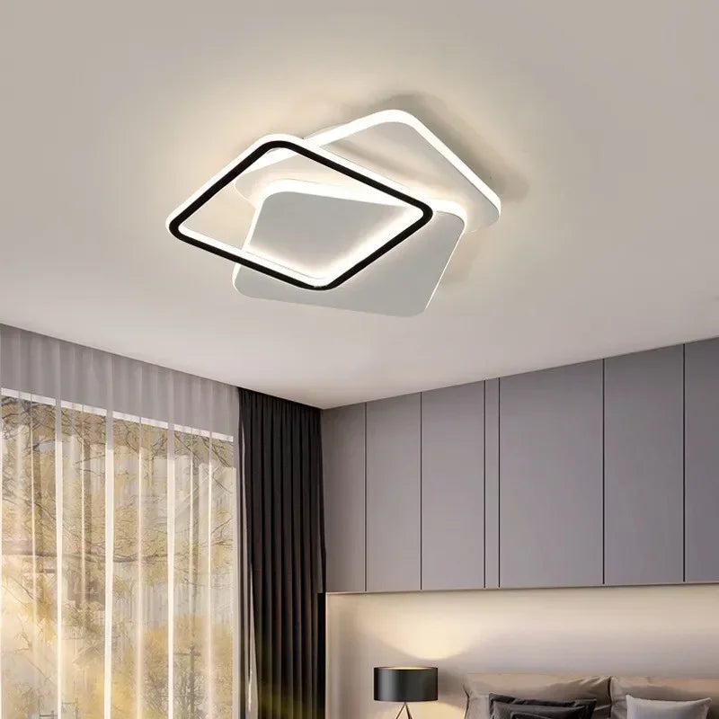 plafonnier led moderne lustre décoratif pour intérieur - vue 5 sur 9