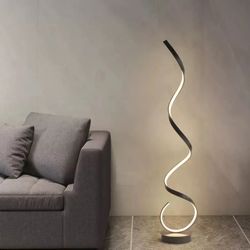 Lampadaire à bande LED moderne - vue 4 sur 8