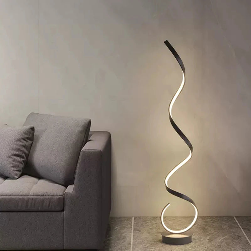 Lampadaire à bande LED moderne