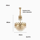 lustre en cristal k9 dimmable pour un éclairage élégant