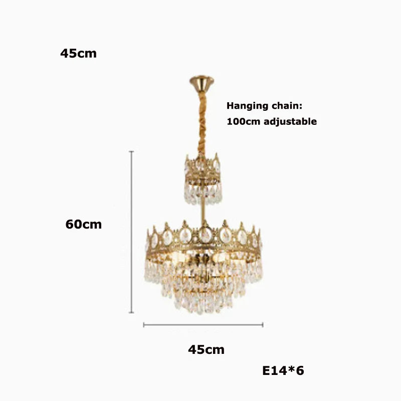 lustre en cristal k9 dimmable pour un éclairage élégant - vue 14 sur 16