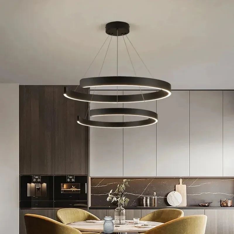 lampes led simplifiées suspendues pour décoration d'intérieur - vue 4 sur 30