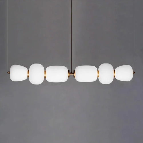 lustre en verre minimaliste moderne pour espaces créatifs et bars - vue 5 sur 7