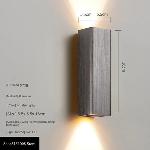 applique murale led modernes pour éclairage de fond intérieur - vue 10 sur 15