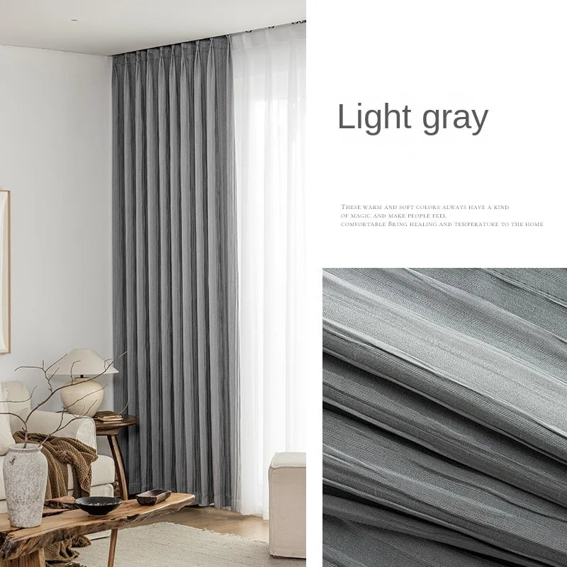 Rideau occultant moderne plissé isolation thermique salon chambre
