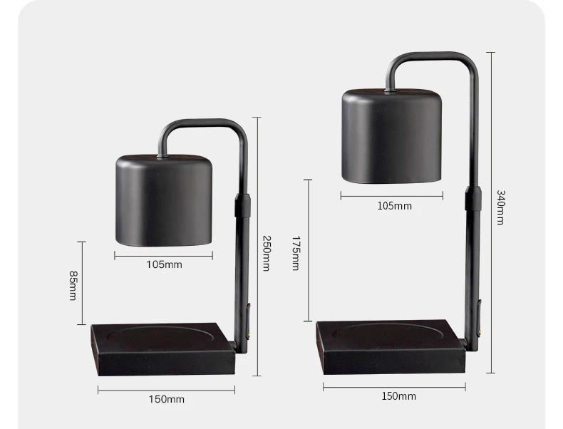 Lampe électrique brûleur de cire aromathérapie - vue 6 sur 8