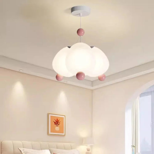 lustre moderne mignon pour chambre de petite fille décor enfant - vue 2 sur 7
