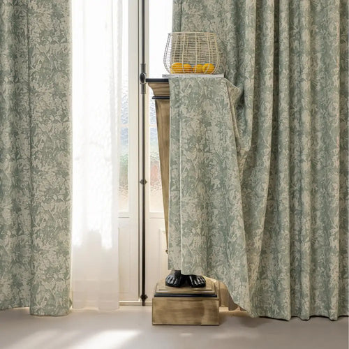 Rideau occultant floral style européen pour salon chambre - vue 2 sur 9