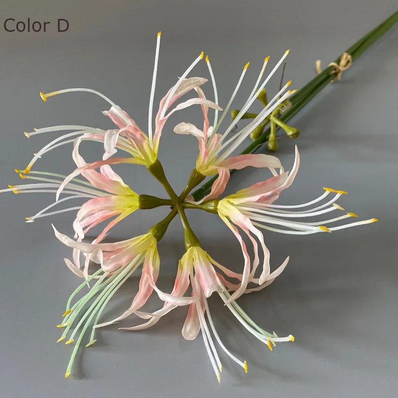 belle branche de fleurs higan en soie pour déco mariage et photographie - vue 8 sur 11