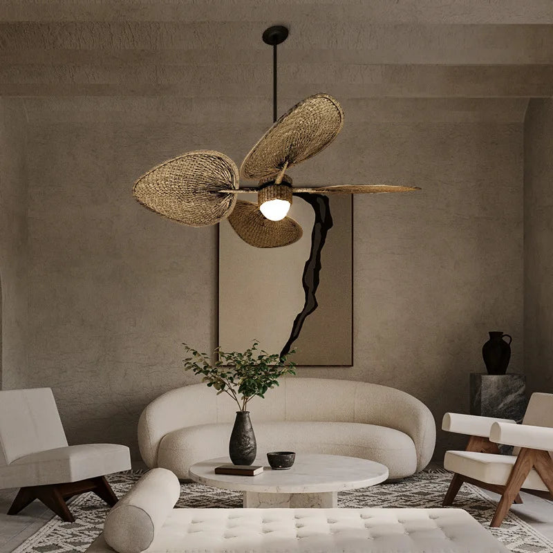 lustre à LED moderne style wabi-sabi en forme de vigne décoratif