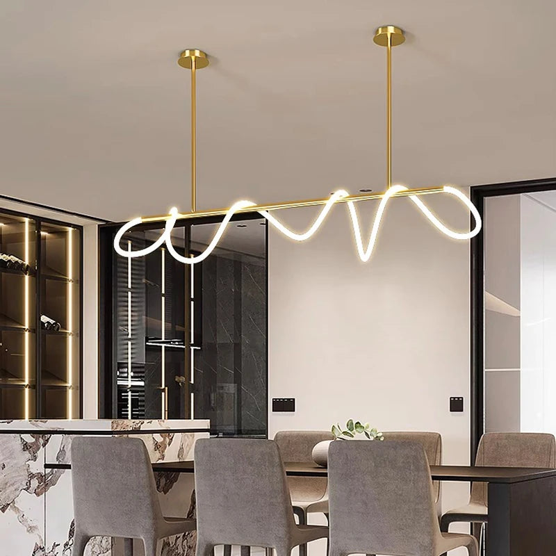 Art moderne décor à la maison led lumières lampes suspendues pour salon lustres pour salle à manger suspension éclairage intérieur