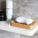 plateau en bambou porte savon naturel pour salle de bain